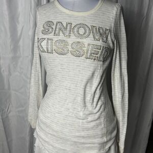 Victoria's Secret "Snow Kissed" Rhinestone Top Vintage